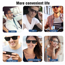 SENBONO E13 Smart Glasses:Blue Light Filtering Polarized Sunglass Lenses  Audio Built-in Mic & Speakers Touch & Voice Assistant