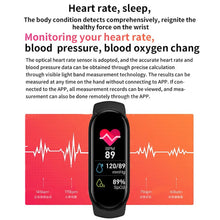 M6 Smart Watch Men Women Fitness Smart Bracelet Sports Band Heart Rate Blood Pressure Monitor Waterproof Multi-function Watches