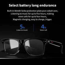 SENBONO E13 Smart Glasses:Blue Light Filtering Polarized Sunglass Lenses  Audio Built-in Mic & Speakers Touch & Voice Assistant