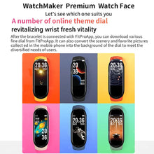 M6 Smart Watch Men Women Fitness Smart Bracelet Sports Band Heart Rate Blood Pressure Monitor Waterproof Multi-function Watches